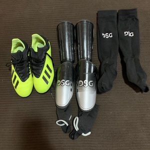 Lightly worn soccer gear kids boys